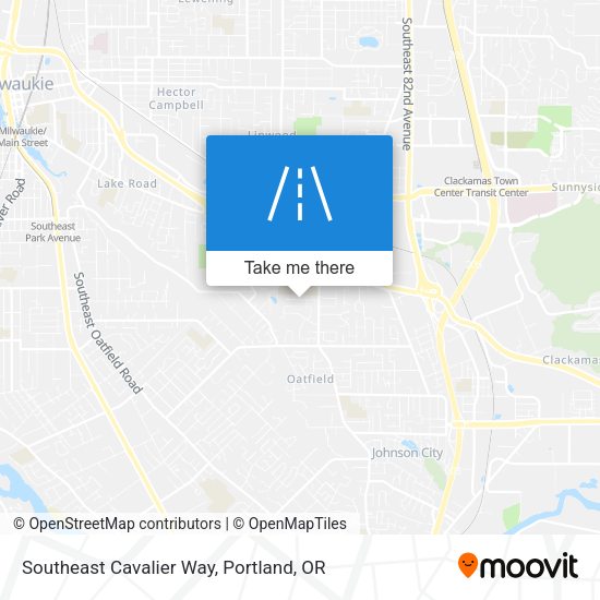 Southeast Cavalier Way map
