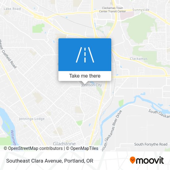 Mapa de Southeast Clara Avenue