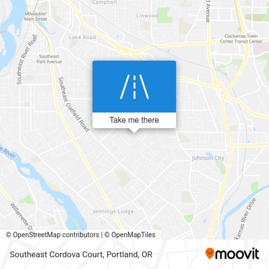 Southeast Cordova Court map