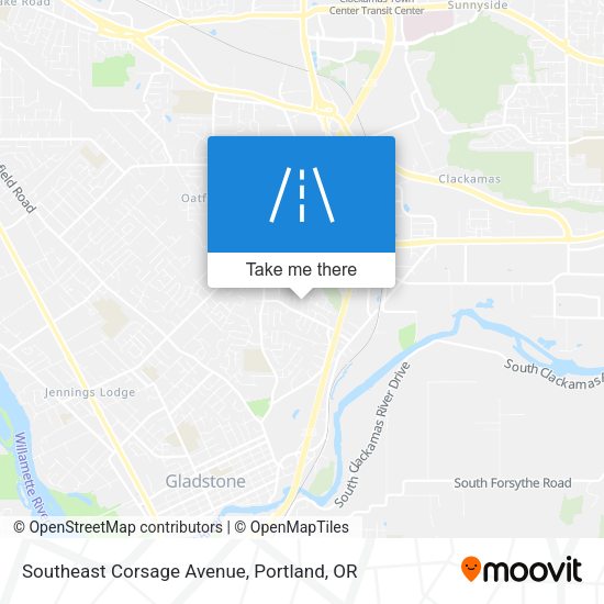 Mapa de Southeast Corsage Avenue