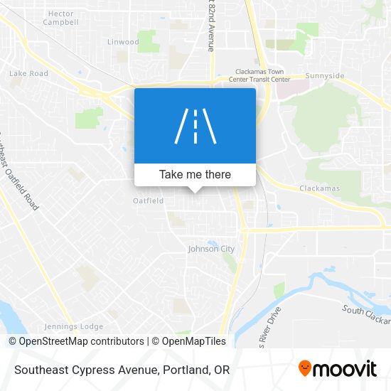 Southeast Cypress Avenue map