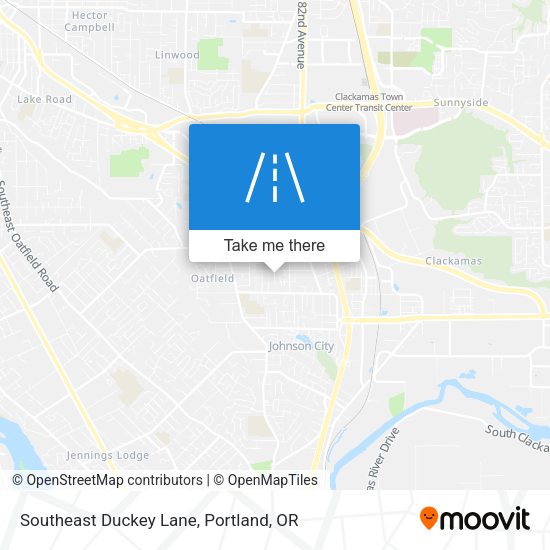 Mapa de Southeast Duckey Lane