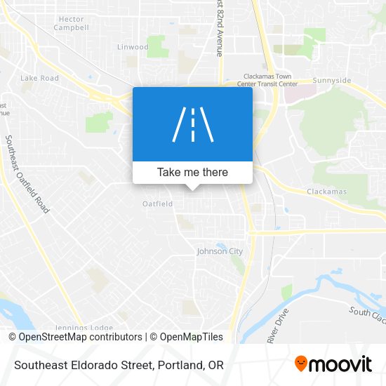 Southeast Eldorado Street map