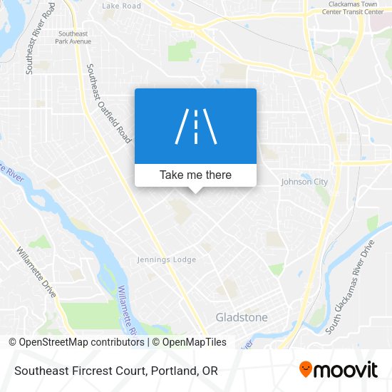 Southeast Fircrest Court map