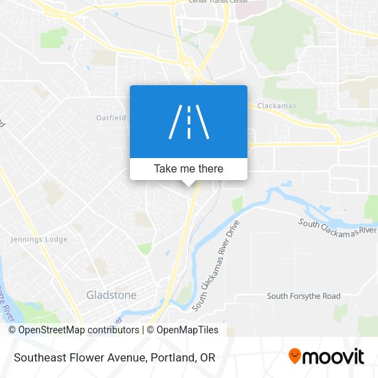 Mapa de Southeast Flower Avenue