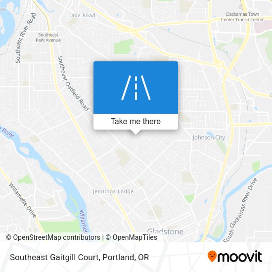Mapa de Southeast Gaitgill Court