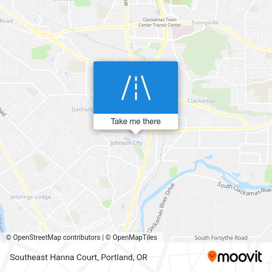 Southeast Hanna Court map