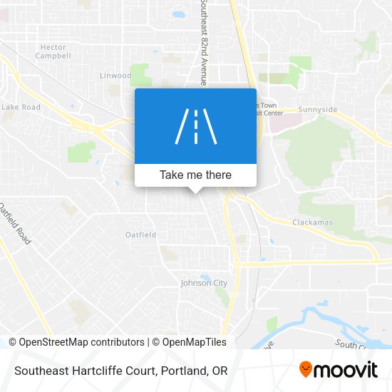 Mapa de Southeast Hartcliffe Court