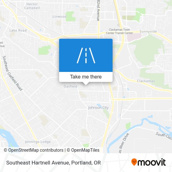 Southeast Hartnell Avenue map