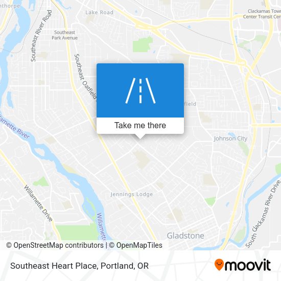 Southeast Heart Place map