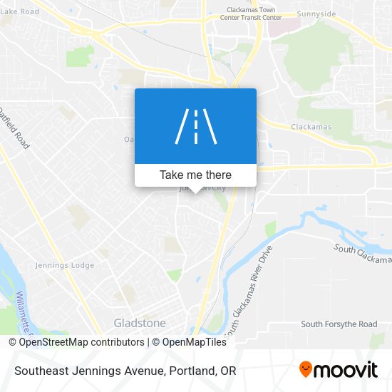 Mapa de Southeast Jennings Avenue