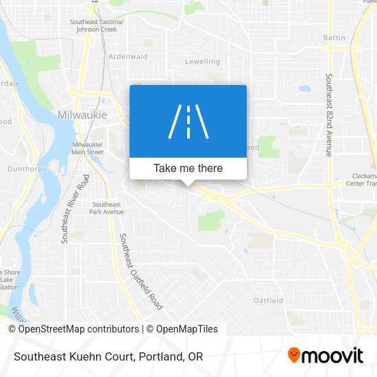 Mapa de Southeast Kuehn Court