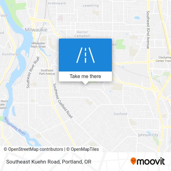 Southeast Kuehn Road map