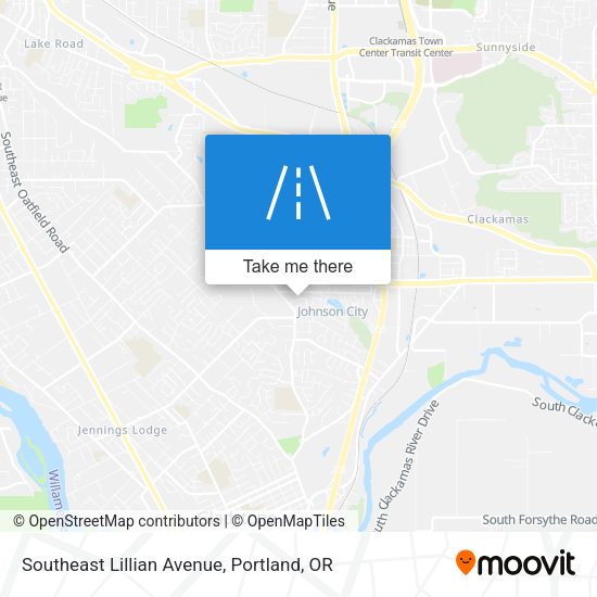 Southeast Lillian Avenue map