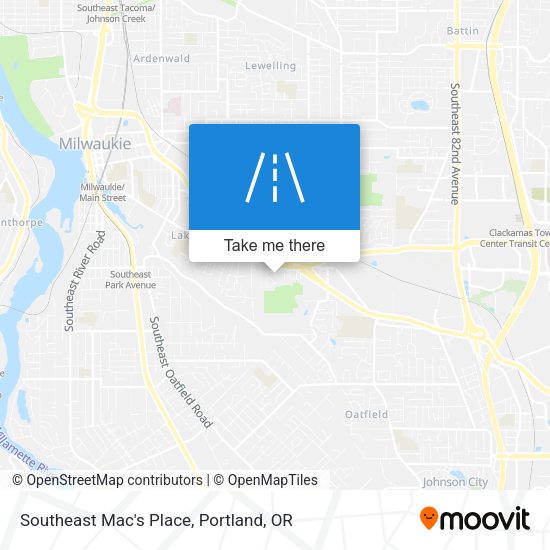 Southeast Mac's Place map
