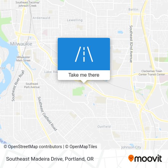 Southeast Madeira Drive map