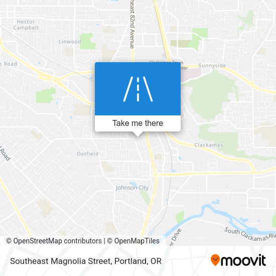Southeast Magnolia Street map