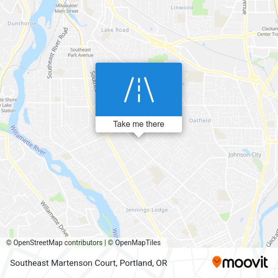 Mapa de Southeast Martenson Court