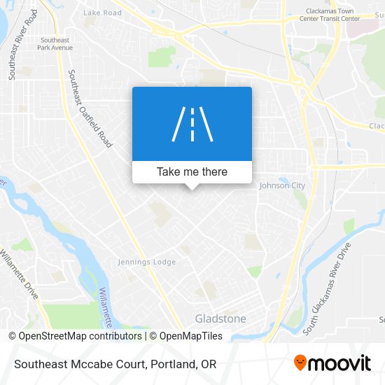 Southeast Mccabe Court map