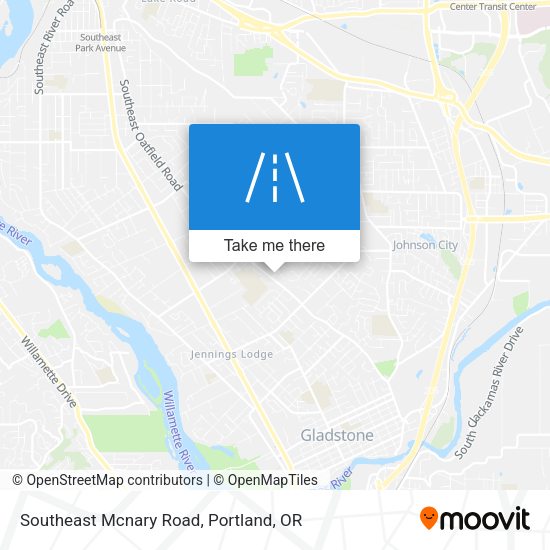 Southeast Mcnary Road map