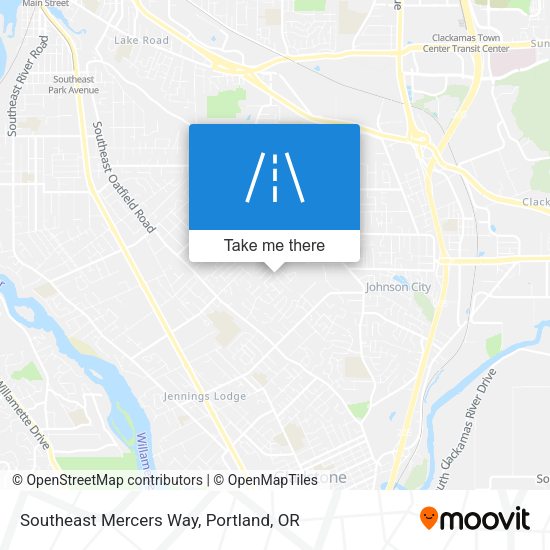 Mapa de Southeast Mercers Way