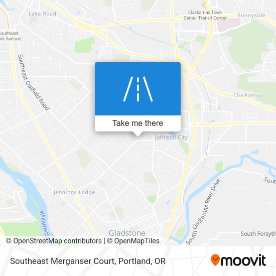 Southeast Merganser Court map