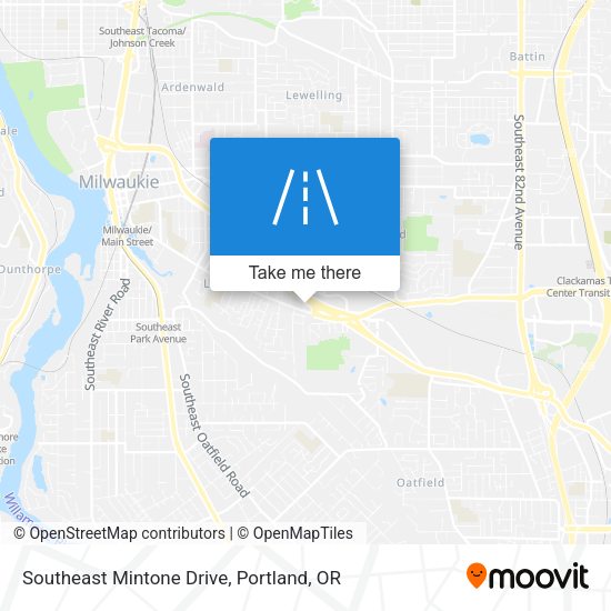 Mapa de Southeast Mintone Drive