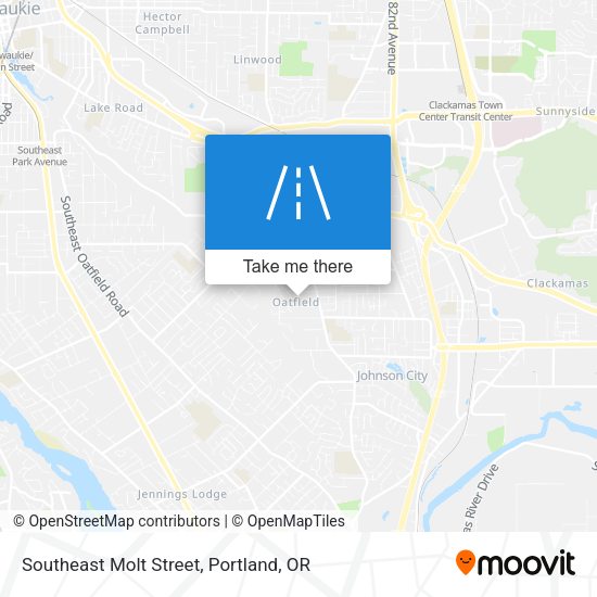 Southeast Molt Street map