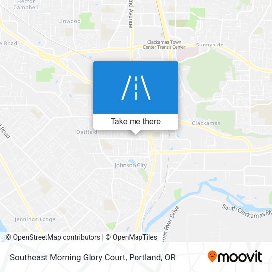 Southeast Morning Glory Court map