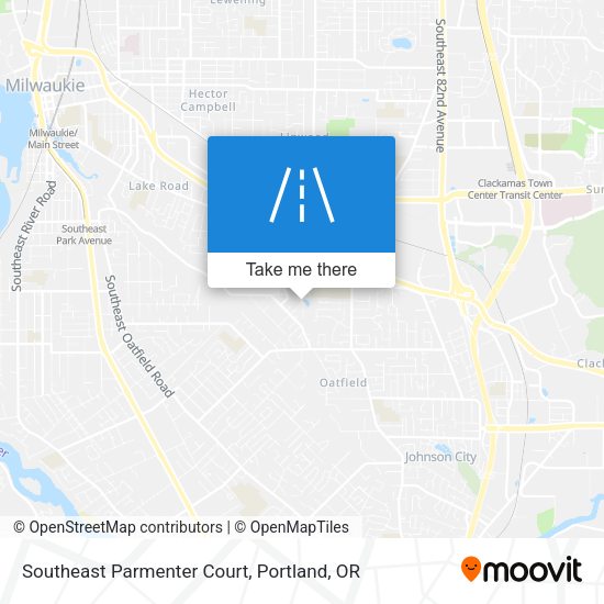 Mapa de Southeast Parmenter Court