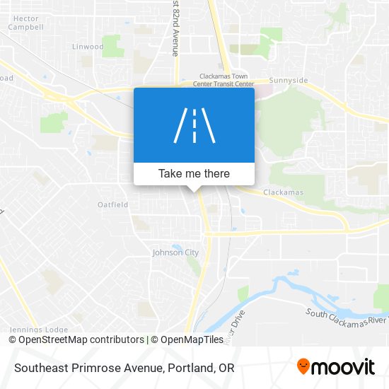 Southeast Primrose Avenue map