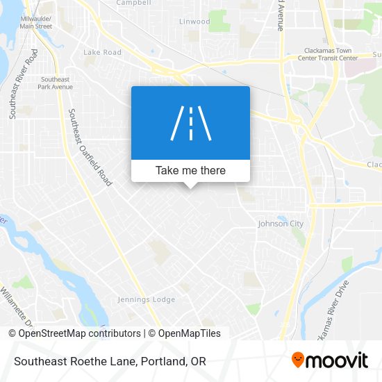 Southeast Roethe Lane map