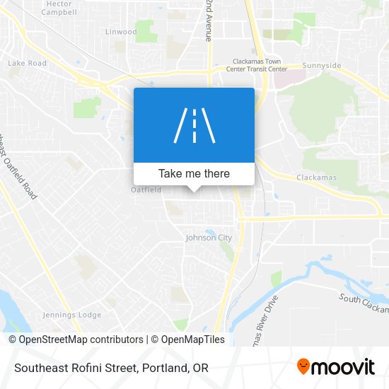 Southeast Rofini Street map
