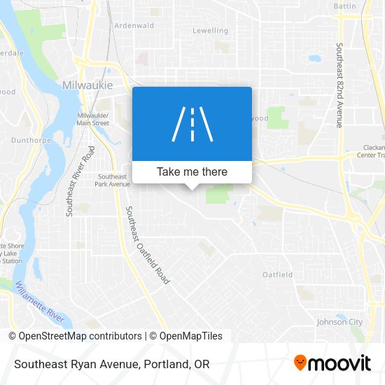 Southeast Ryan Avenue map