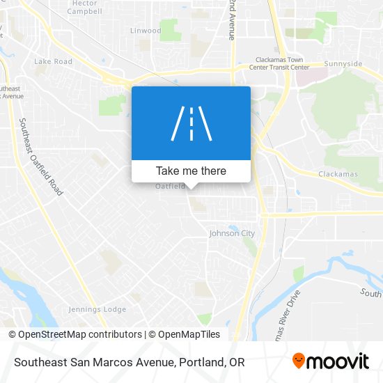 Southeast San Marcos Avenue map
