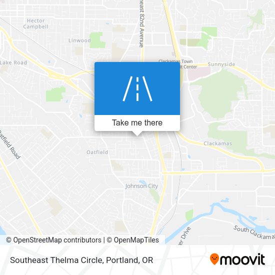 Southeast Thelma Circle map