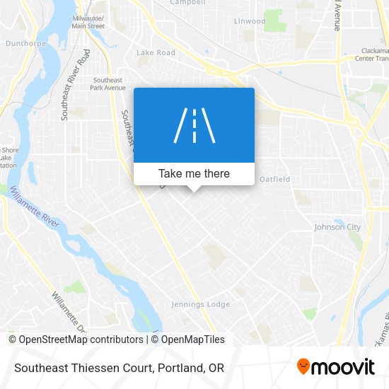 Mapa de Southeast Thiessen Court