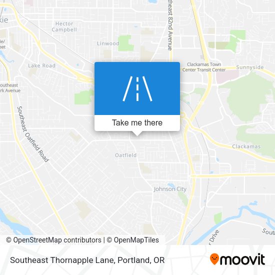 Southeast Thornapple Lane map