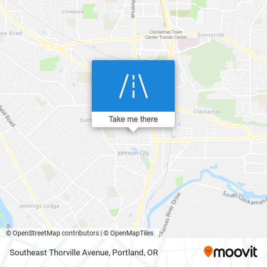 Southeast Thorville Avenue map