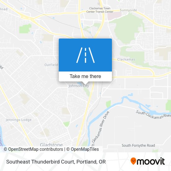 Southeast Thunderbird Court map