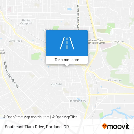 Southeast Tiara Drive map