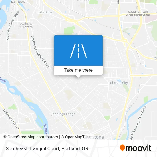 Southeast Tranquil Court map