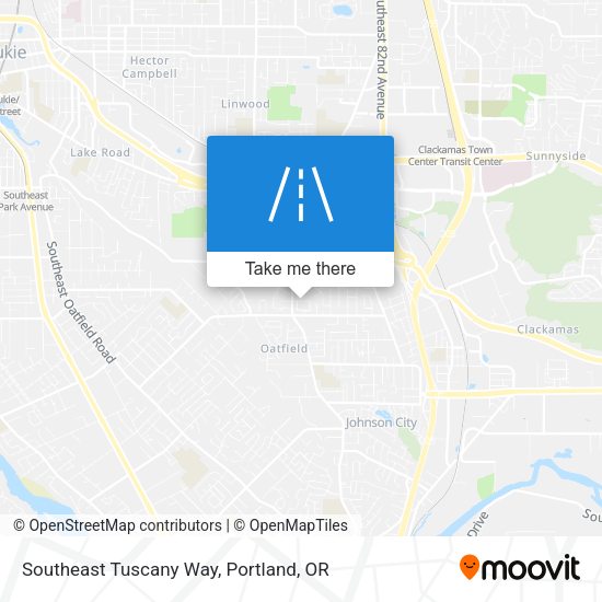 Southeast Tuscany Way map