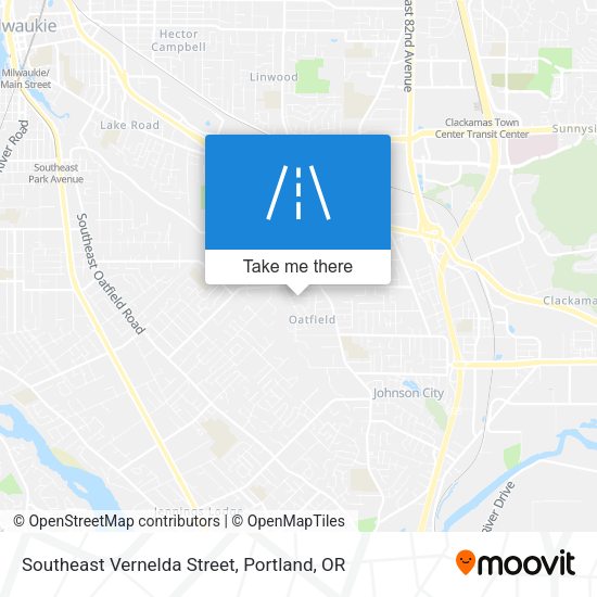 Southeast Vernelda Street map