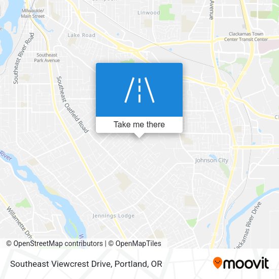 Mapa de Southeast Viewcrest Drive