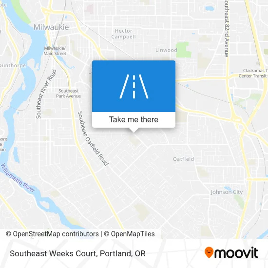 Southeast Weeks Court map