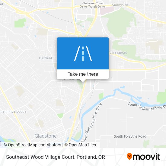 Mapa de Southeast Wood Village Court