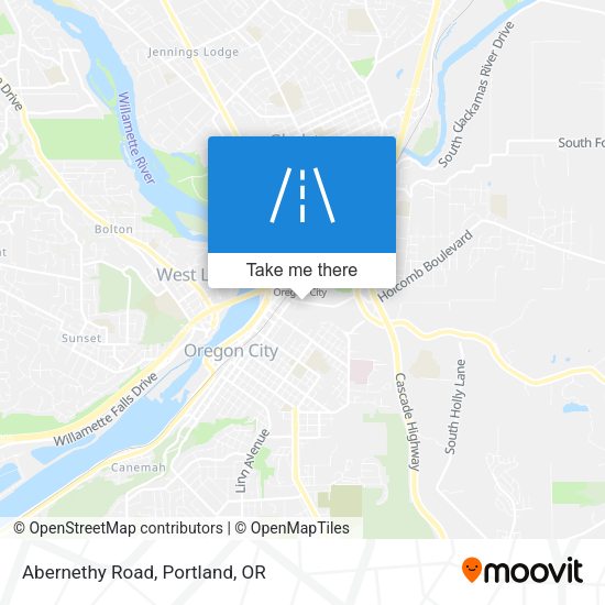 Mapa de Abernethy Road