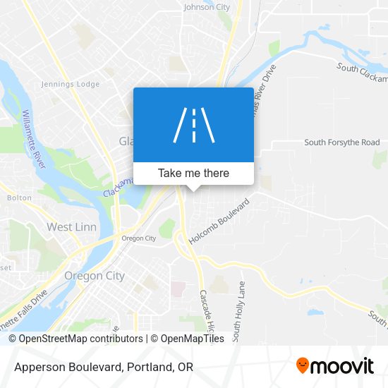 Mapa de Apperson Boulevard