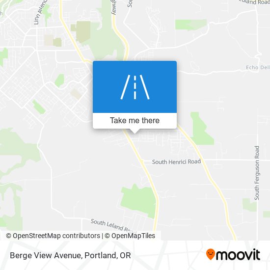 Berge View Avenue map